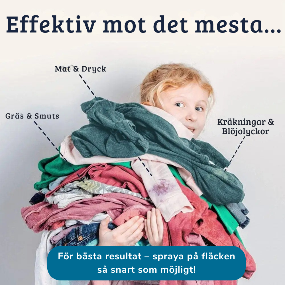 Flekkfjerner - Naturlig flekkfjerningsspray